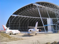 Aéroscopia, le musée dédié à l'aéronautique, situé à proximité des usines d'assemblage d'Airbus.
