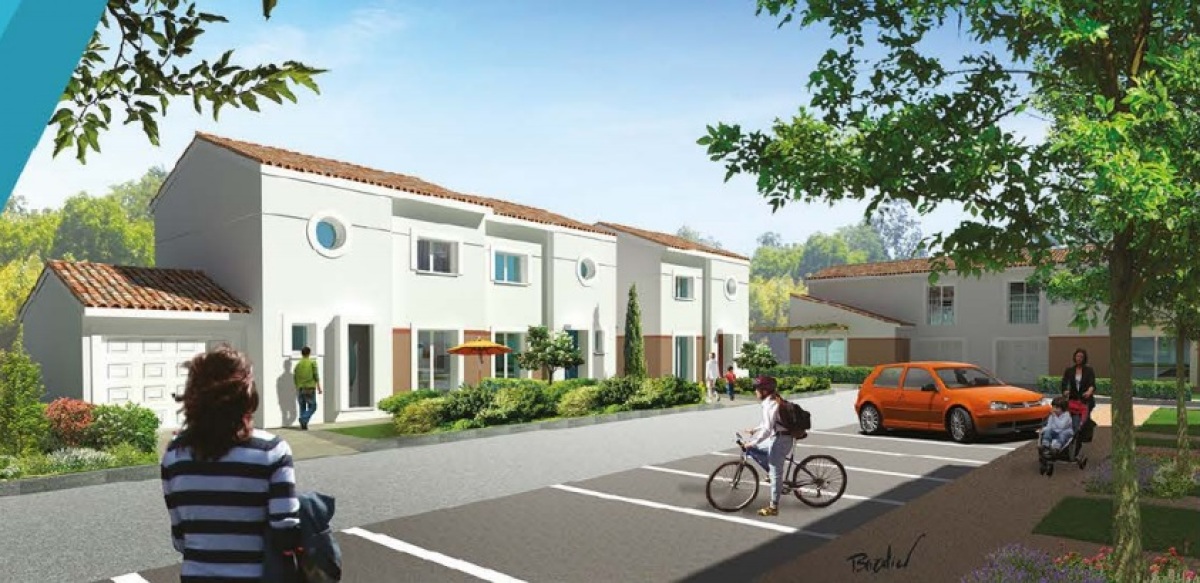 Programme Neuf Toulouse - Programme neuf Clos Courbet : Maisons neuves et appartements neufs à Léguevin référence 7776, aperçu n°2