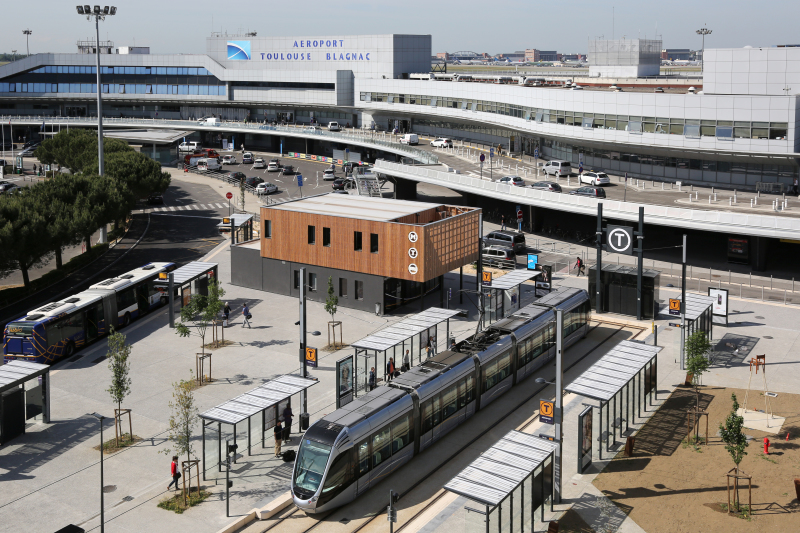 3eme ligne métro Toulouse – Station de tramway à l’aéroport de Blagnac