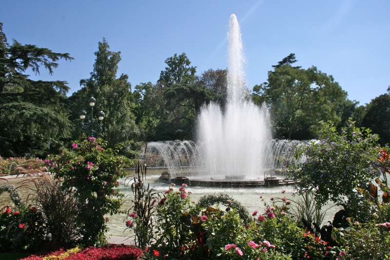 Programme immobilier neuf Toulouse le Busca – vu sur la fontaine du Jardin des Plantes à Toulouse
