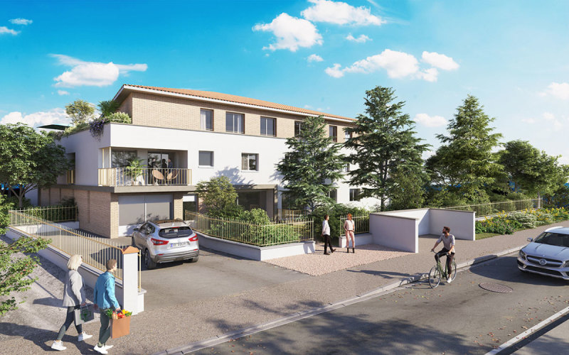  Immobilier neuf Saint-Orens-de-Gameville - Une résidence neuve dans un quartier calme à Saint-Orens