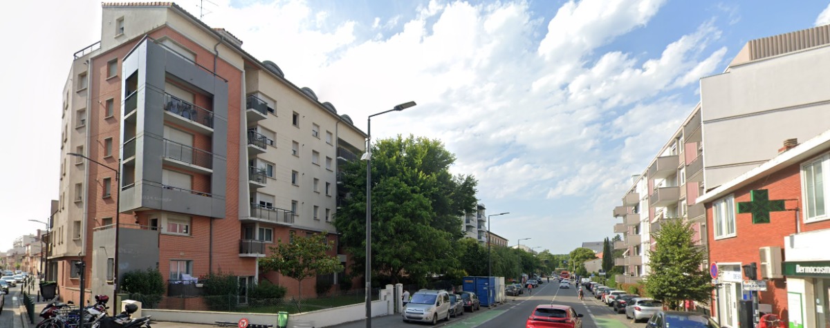 Vue sur le boulevard Jean Brunhes