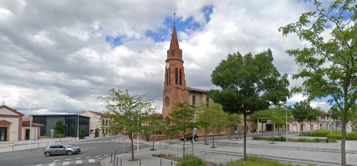 vue sur le centre-ville de Balma