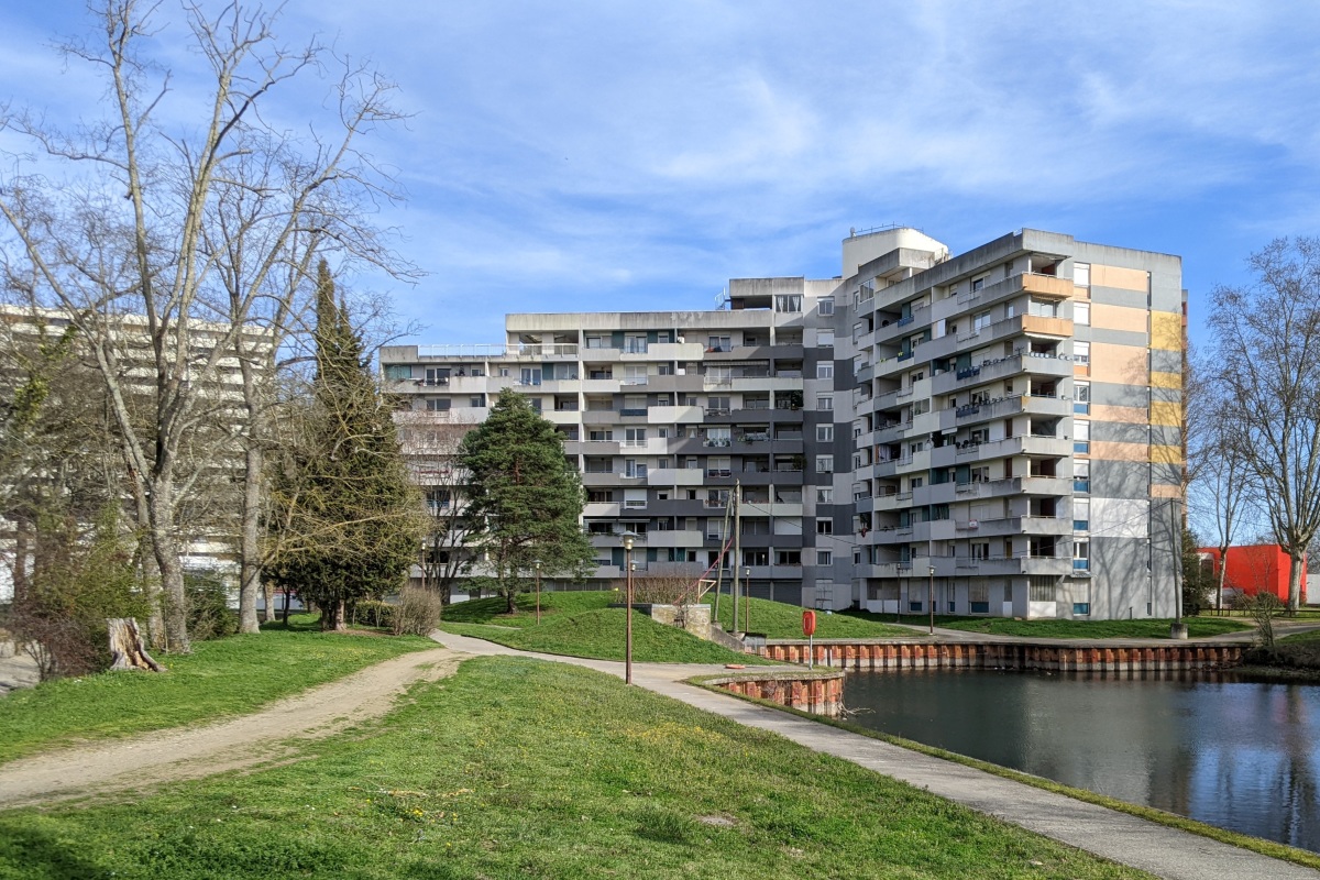 Vue sur des immeubles du quartier du la Reynerie