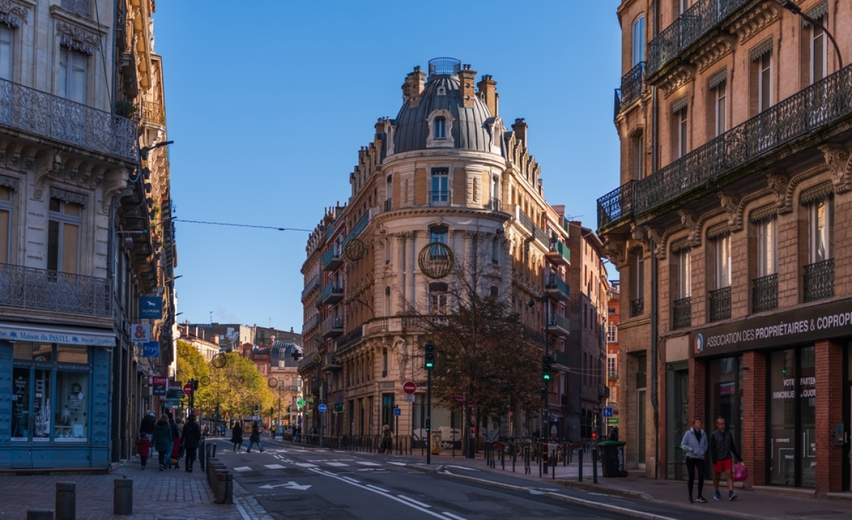 vue sur la rue de Metz