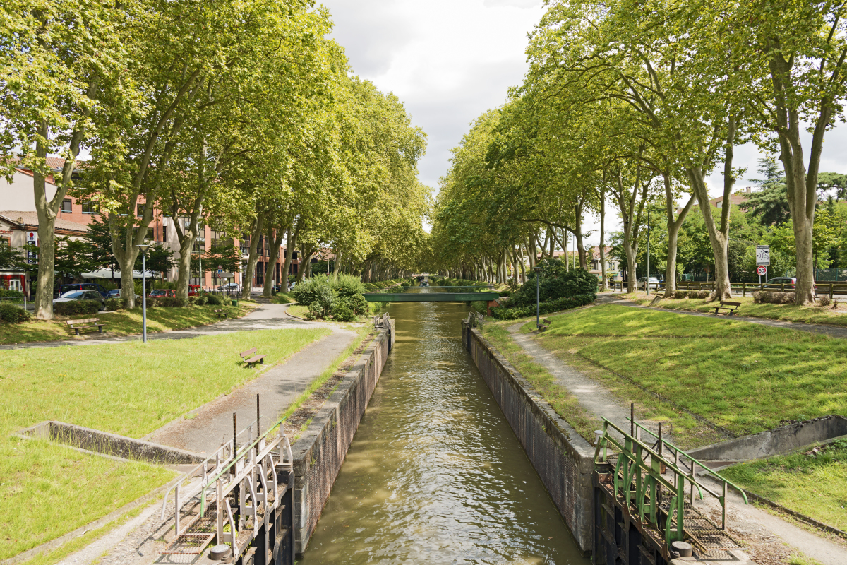 vue sur le canal de Brienne