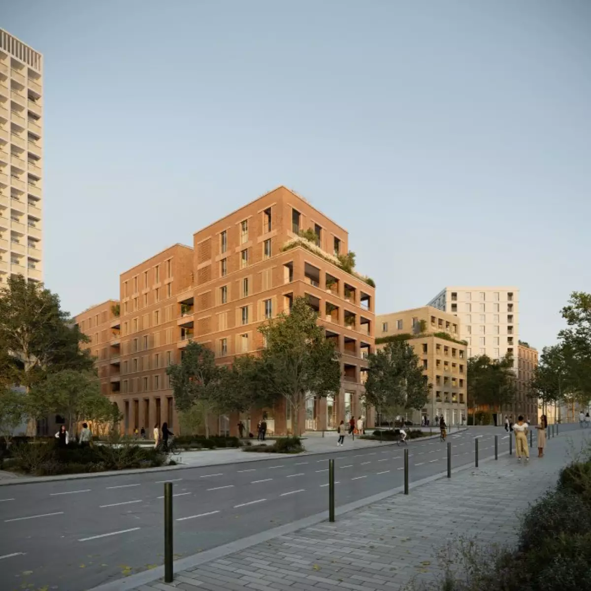 vue sur la résidence Impérial à Toulouse