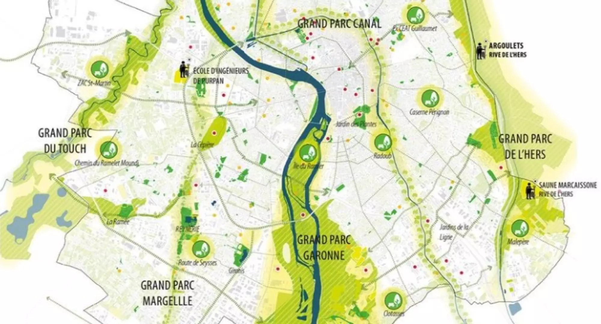 Actualité à Toulouse : Grand Parc du Touch : Début des aménagements fin 2025